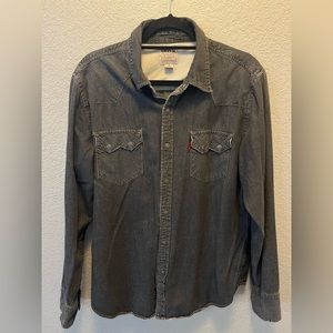Levi’s western pearl-snap shirt